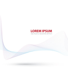 Fototapeta premium abstract wave background vector