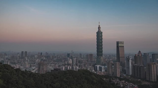 Taipei Sunrise Timelapse
