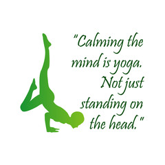 Quote about yoga. 