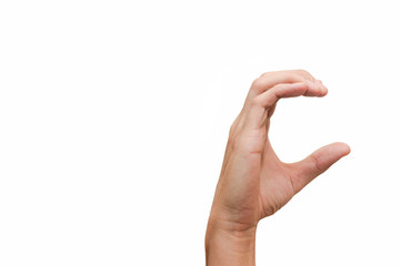 Sign language,A collage of the American sign language alphabet C