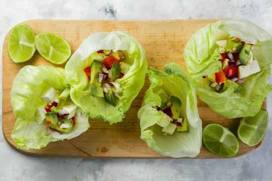 Low carb taco alternative - shell-less taco