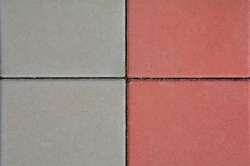 Fototapeta premium red and grey paving stone texture