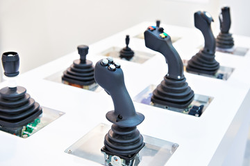Joysticks for control of construction devices © Sergey Ryzhov
