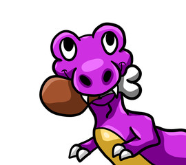 Obraz premium Hungry T Rex