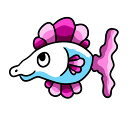 Happy Pink Fish