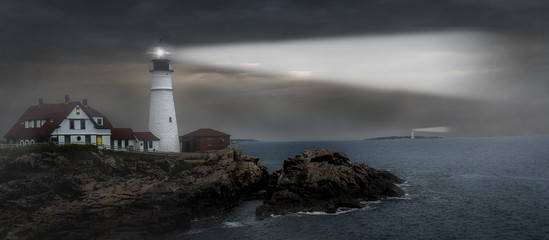 Lighthouse at Night