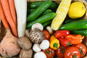 vegetable on the table