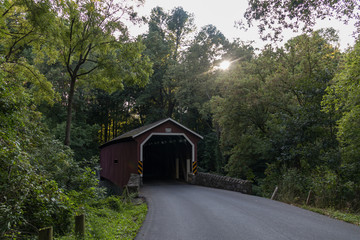 Kurtz's Mill covered bridge in Lancaster, Pennsylvania