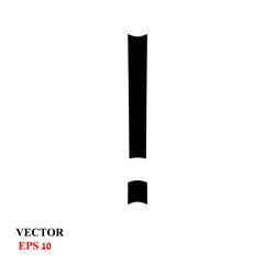 exclamation mark. vector illustration