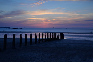 Fototapeta premium Wieczór w Bretanii koło Saint-Malo