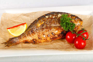 Roasted dorada