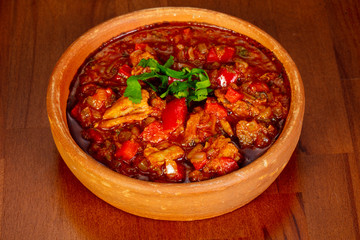 Georgian traditional chahohbili