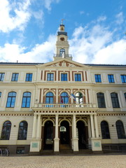 Fototapeta na wymiar Rathaus in Riga, Lettland