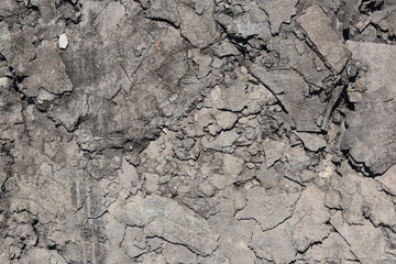 Layers of old roofing material ruberoid background texture