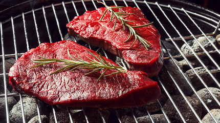 meat is grilled