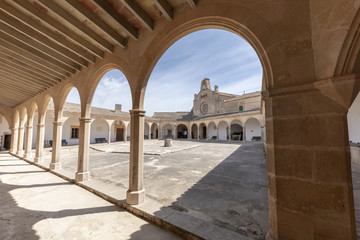 Fototapeta na wymiar Kloster Santuari de Monti-Sion Mallorca 2018