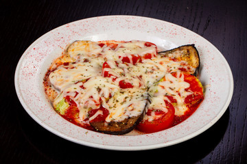 Tasty vegetables in Italian
