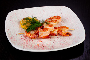 Tasty tiger prawn