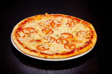 Delicious margarita pizza