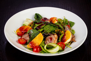 Tasty duck salad