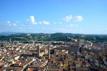 Fototapeta premium Aerial View of Florence, Italy