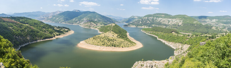 The Arda River is the largest Rhodope River. It originates from the Ardin peak. The river has the exceptionally beautiful curves(meanders) winding in huge rocky massifs and domes in the middle stream.