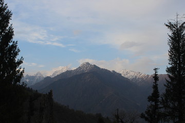 Mountains in Uttrakhand, India