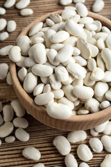 Dried white bean.