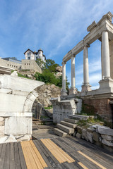 Obraz premium Ruins of Ancient Roman theatre in Plovdiv, Bulgaria