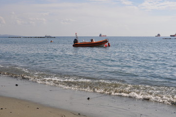 Obraz premium The beautiful Limassol Beach in Cyprus