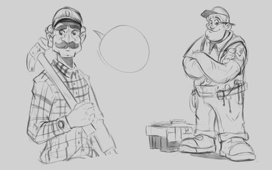 Mechanic Character Designs