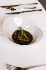 Main dish during an event or wedding