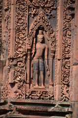 Banteay Srei angkor cambodia ancient sculpture relief