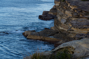 Cliff coast line