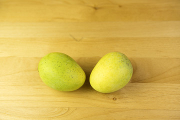 Mangifera indica, mango planted in southern Thailand tastes sour prefer to eat when the cooked or processed to a fruit jam
