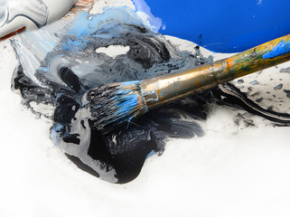 A Pallet Of Blue