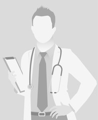 Default placeholder doctor half-length portrait