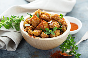 Spicy chicken nuggets