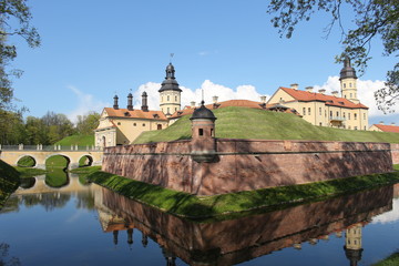 Fototapeta na wymiar Nesvizh Castle in Belarus