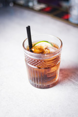 alcoholic drink with ice