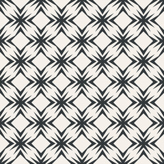 Square table in sharp line abstract seamless pattern monochrome or two colors vector