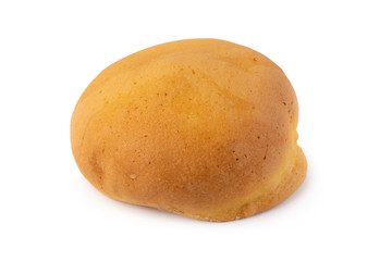 baked bread isolated on a white background
