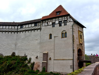 Fototapeta na wymiar die Wartburg bei Eisenach in Thüringen