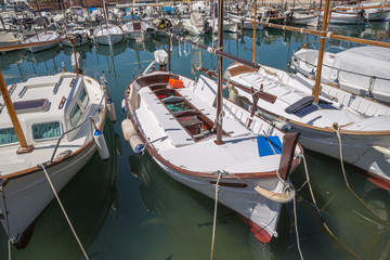 Obraz premium A view in Port Soller in Majorca