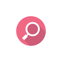 Search flat icon vector design