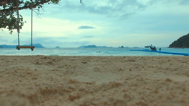 beautiful sea beach of nyang oo phee island andaman sea border thailand and myanmar