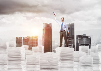 Study hard to become successful businessman.