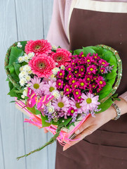 nice bouquet in the hands