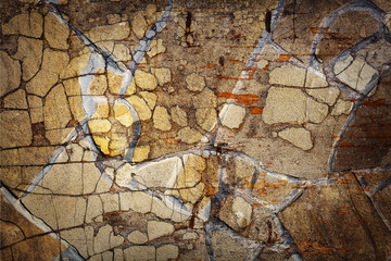 Original vintage abstract background from stone wall