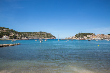 A view in Port Soller in Majorca